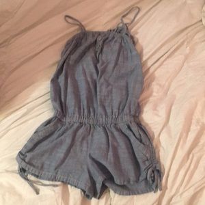 Denim Hollister Romper